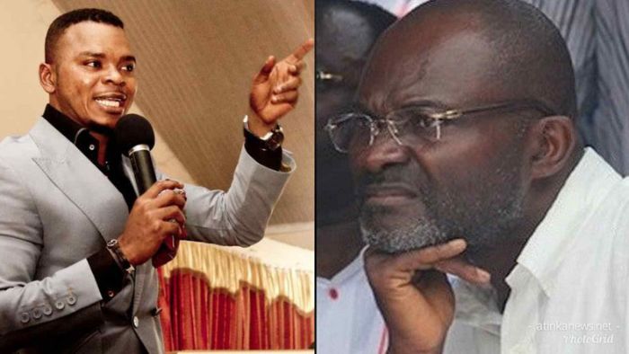 "You goat!!"- Obinim insults Kennedy Agyapong for saying he cannot heal his own father who is sick.