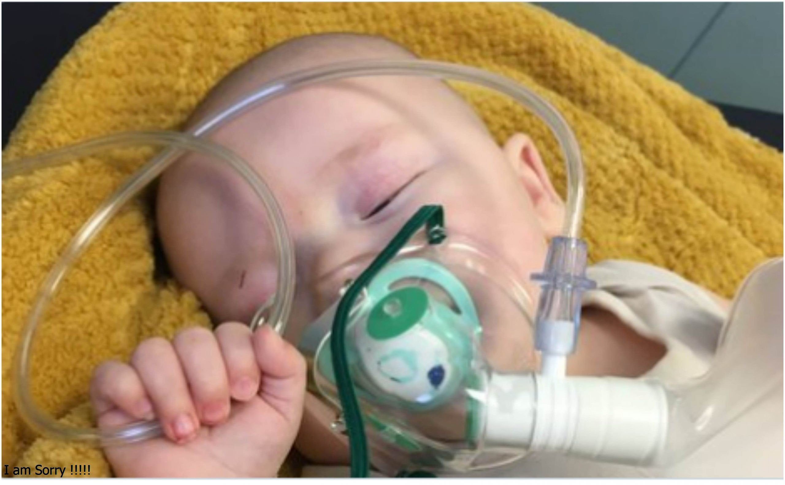 Another newly born baby battles for his life after testing positive to coronavirus.