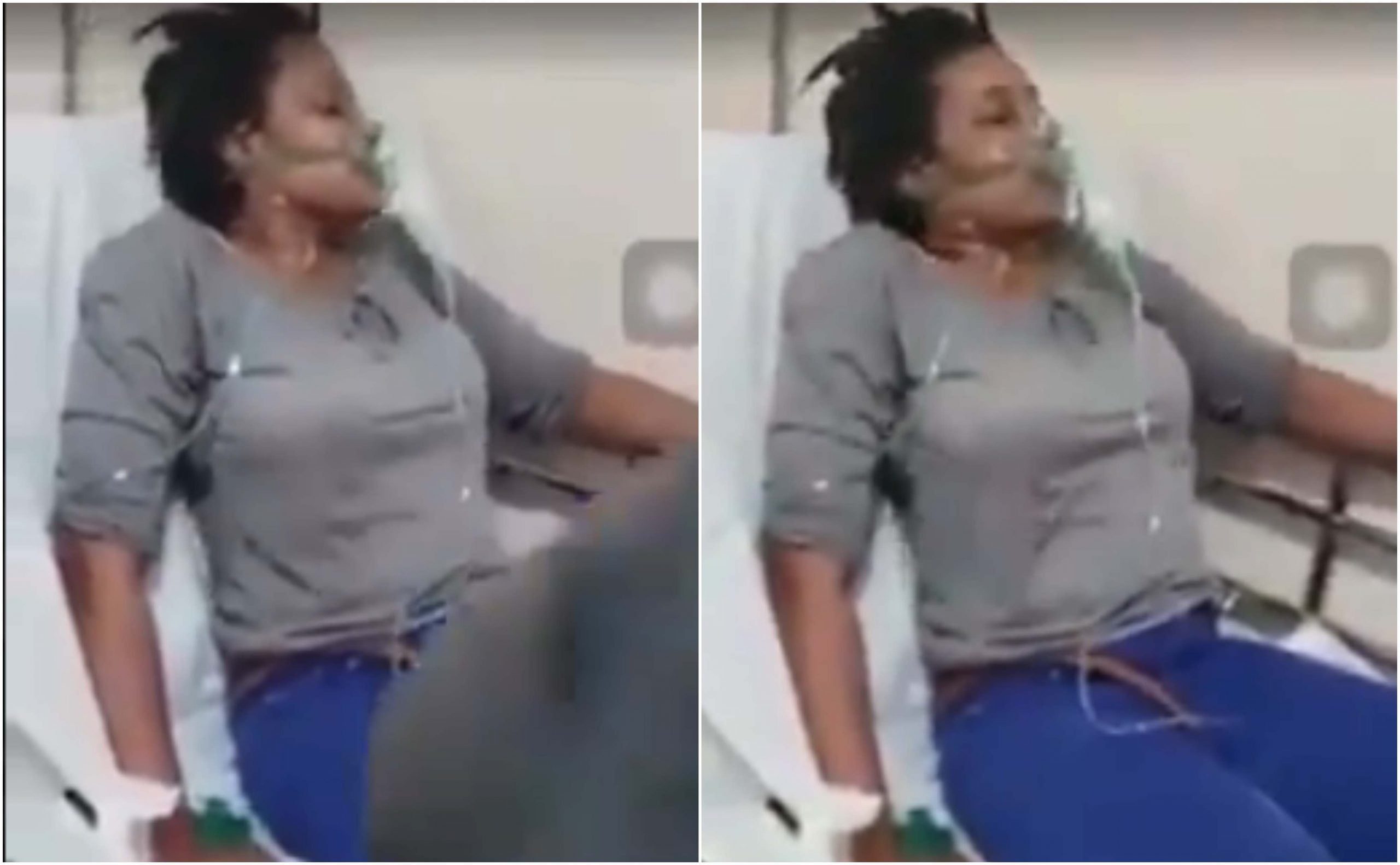 Watch This Heartbreaking Video Of A Dying Ghanaian Coronavirus Patient Battling For Her Life