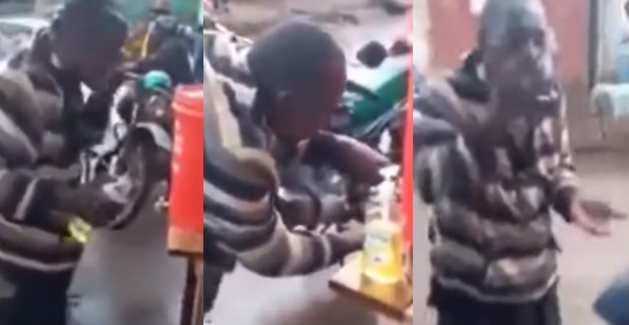 OMG! Man Ridiculously Washes His Mouth With Hand Sanitizer Amid Coronavirus - Watch Video