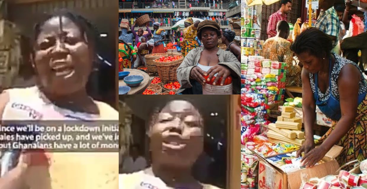 'C0ronavirus Made Me Realised Ghanaians Are Very Rich' - Market Woman Claims (Video)