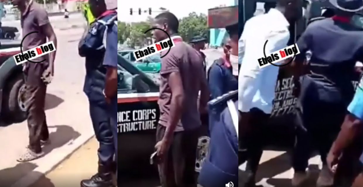 Naija Police Beat Man To Death Who Went To Buy Food For His Pregnant Wife Amid COVID-19 Locked Down In Abuja - Video