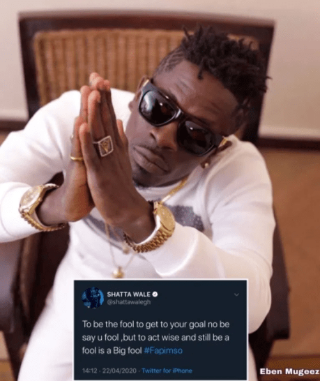 "Fooling is part of the reasons why I am successful"- shatta wale