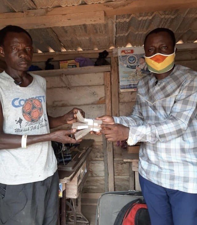 Crime Check Foundation Ghana donates GHC 17,000 to a poor Cobbler.