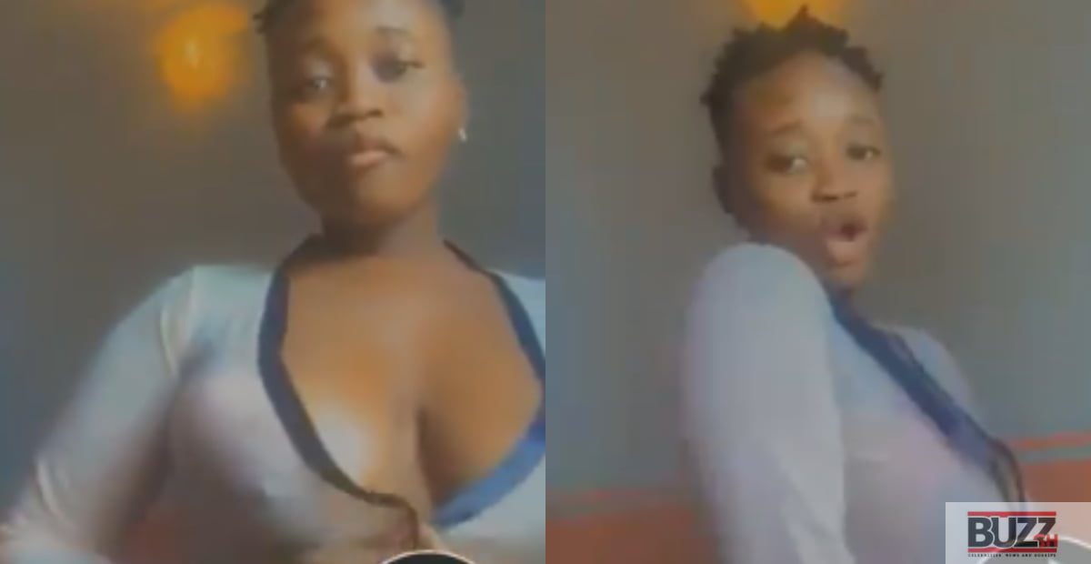 Girl Strips Naked: Shows Off Her 'Goodies' As She Is Bored Of Lockdown - Video