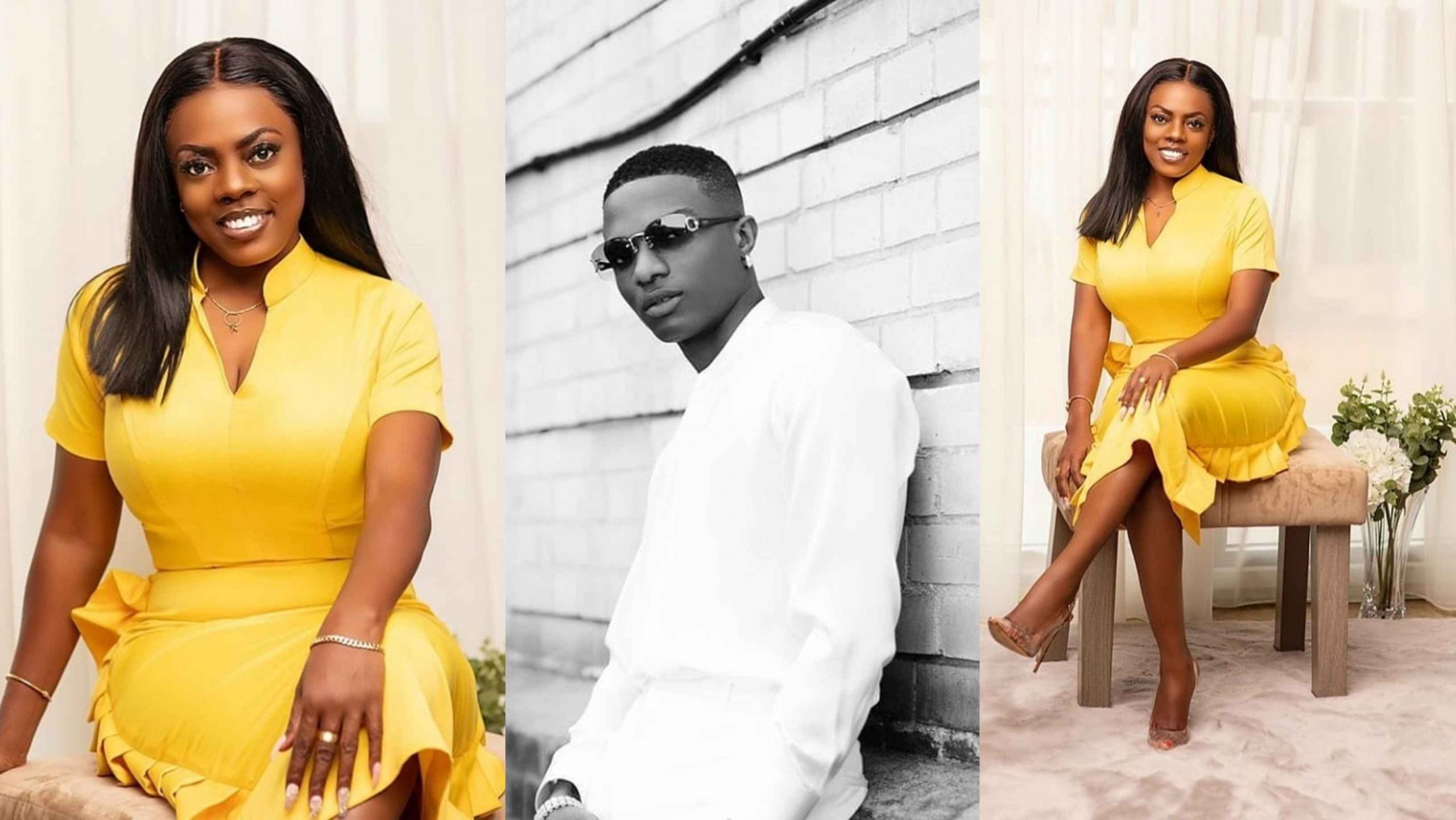 Nana Aba Anamoah reveals her relationship with wizkid.