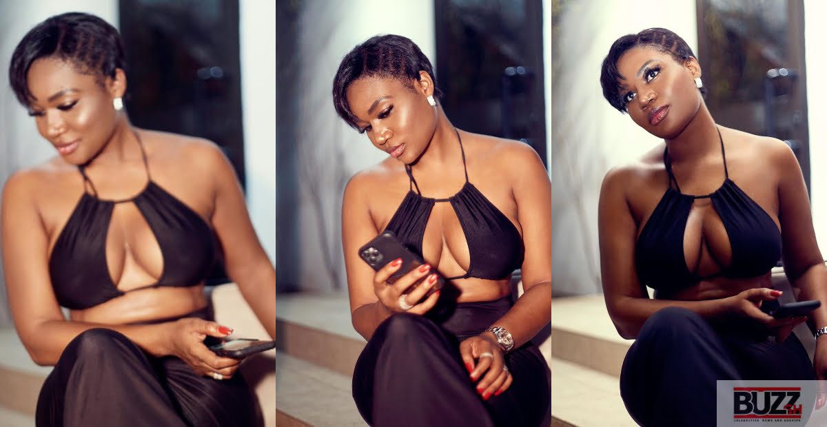 Sandra Ankobia Flaunts Her Artificial Backside In See Through Outfit
