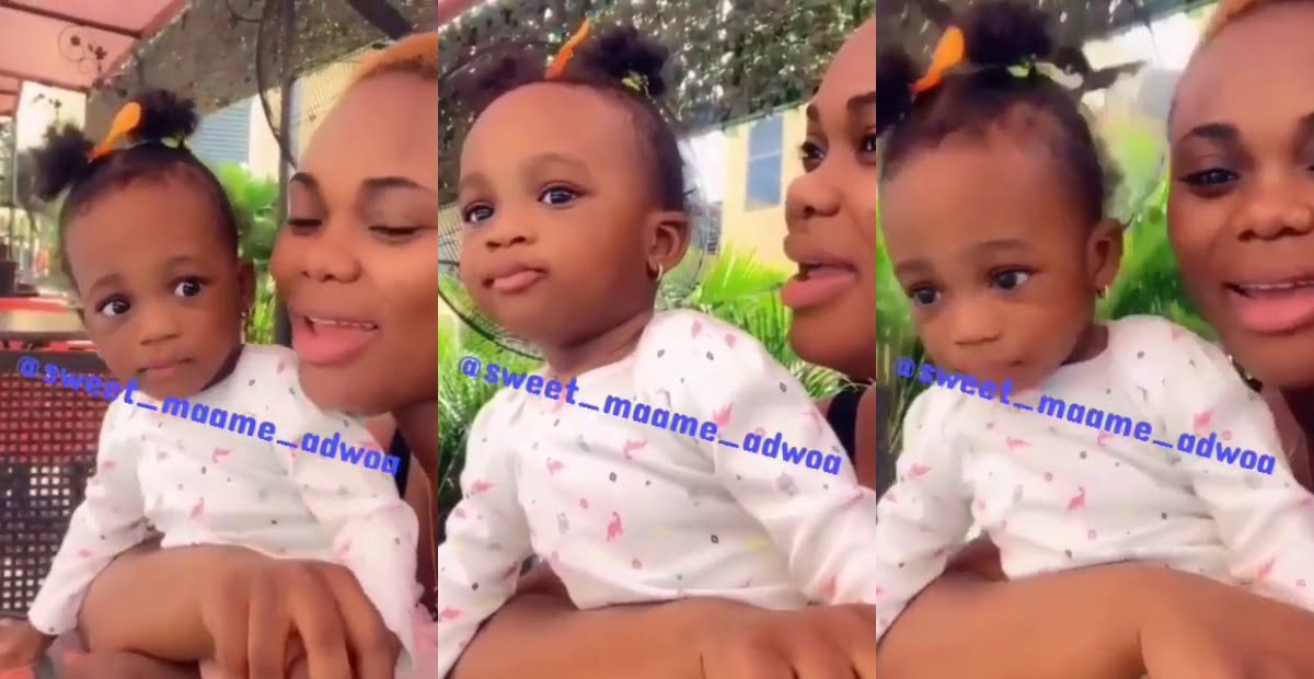 The first video of Akua GMB's daughter surface online