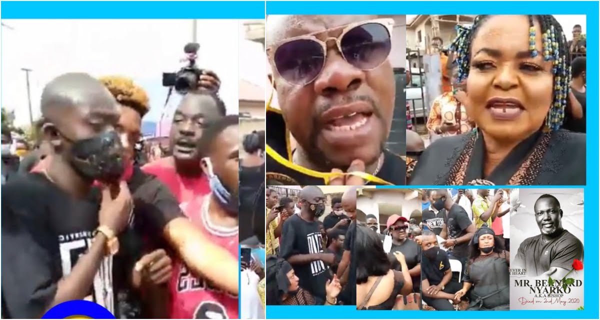 How Kumawood stars stormed the funeral of Bishop Bernard Nyarko (video)