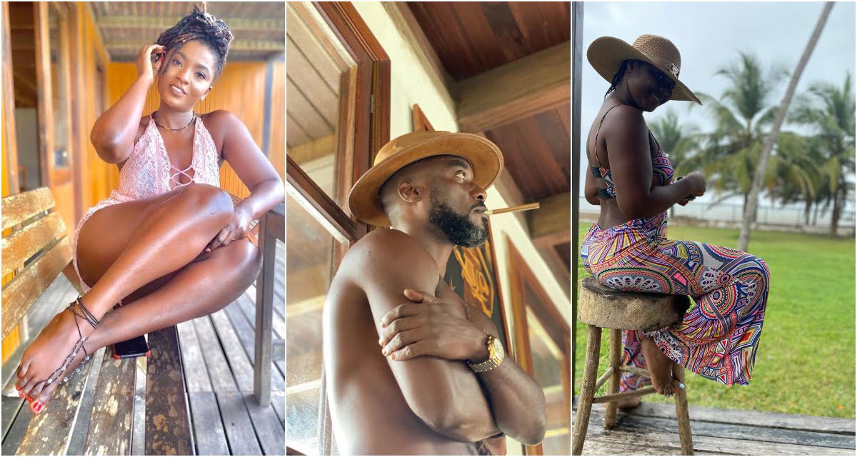 Threesome Anaa? Kwabena Kwabena Takes Ahuof3 Patri And Salma Mumin On A Weekend Date - Photos