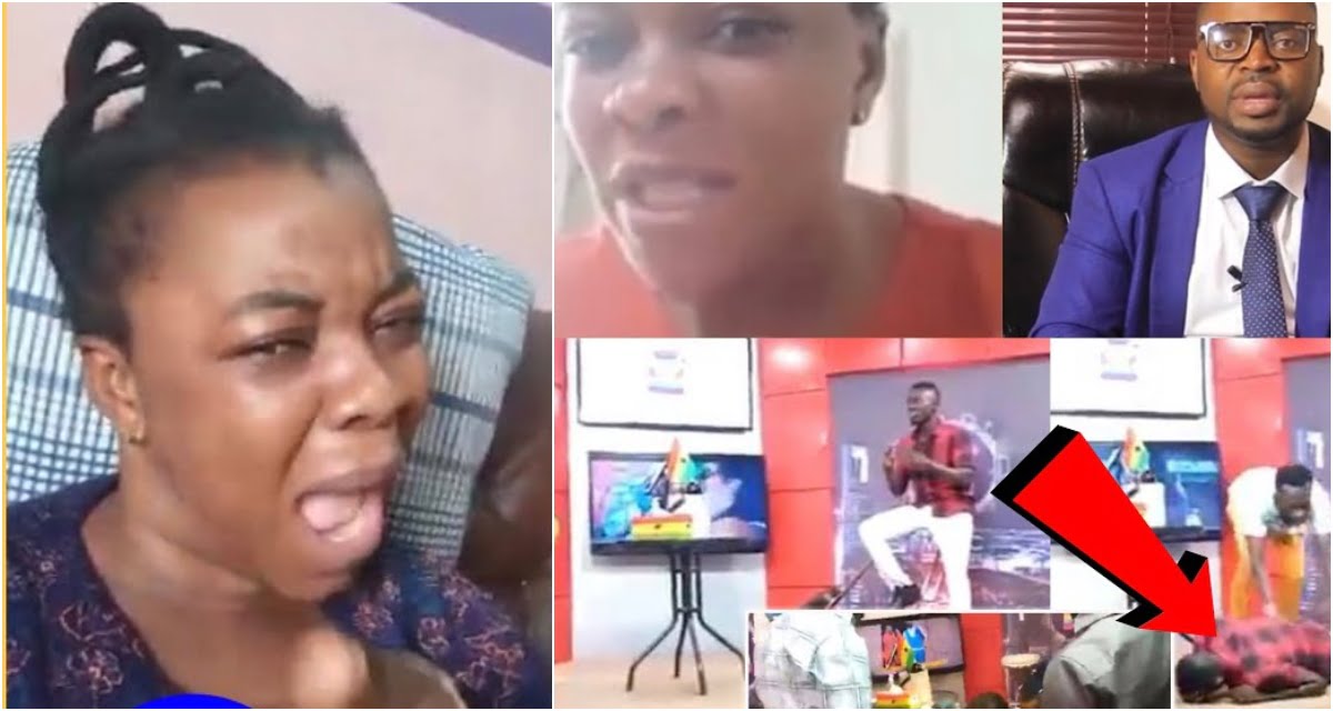 OMG: Ghanaian Musician Collapses During A Live TV Interview - Video