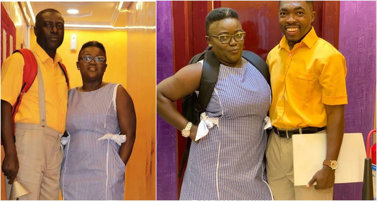 Nana Yaa Brefo, Captain Smart and Workers Of Angel FM Stuns The Internet With Old School Outfits - Photos