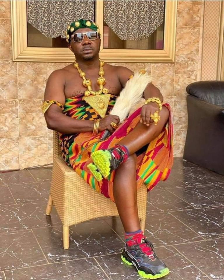 Kente with sneakers Osebo starts new fashion trend (photos)