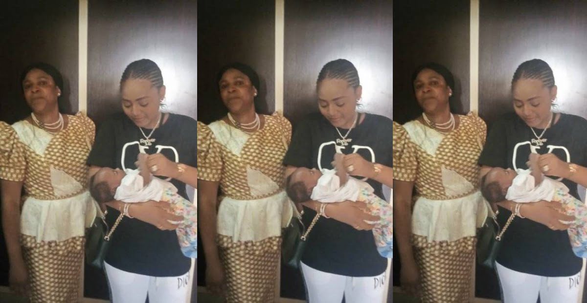 Could This Be Regina Daniels’ Child? – Check Out this Recent Photo