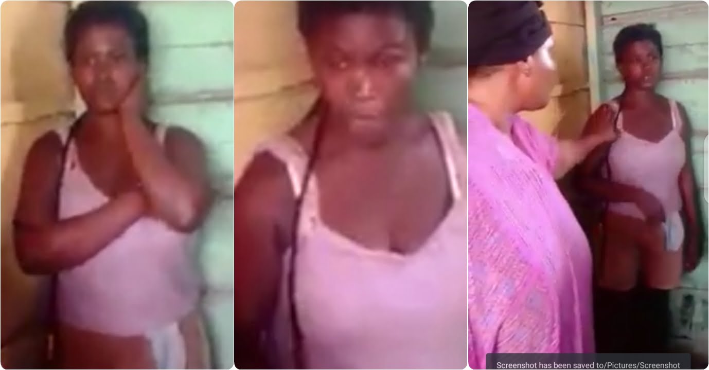 "He gives me GHC 20 a week"- Lady who killed poisoned her two children narrates why she did it (video)