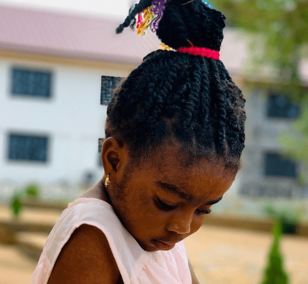 Meet the Beautiful Ghanaian-Nigerian little Girl With Excess Hair - pictures