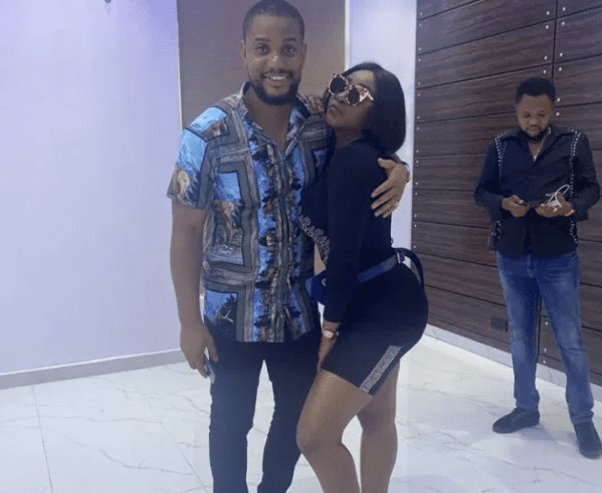 'How Can You Go In For A Small Boy?' - Fan Questions Ini Edo After She Was Spotted Flirting With Handsome Man