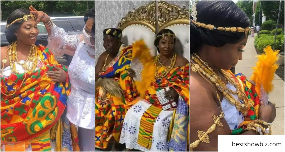A Look At The First Photos From Kyeiwaa's Traditional Marriage Ceremony In The United States