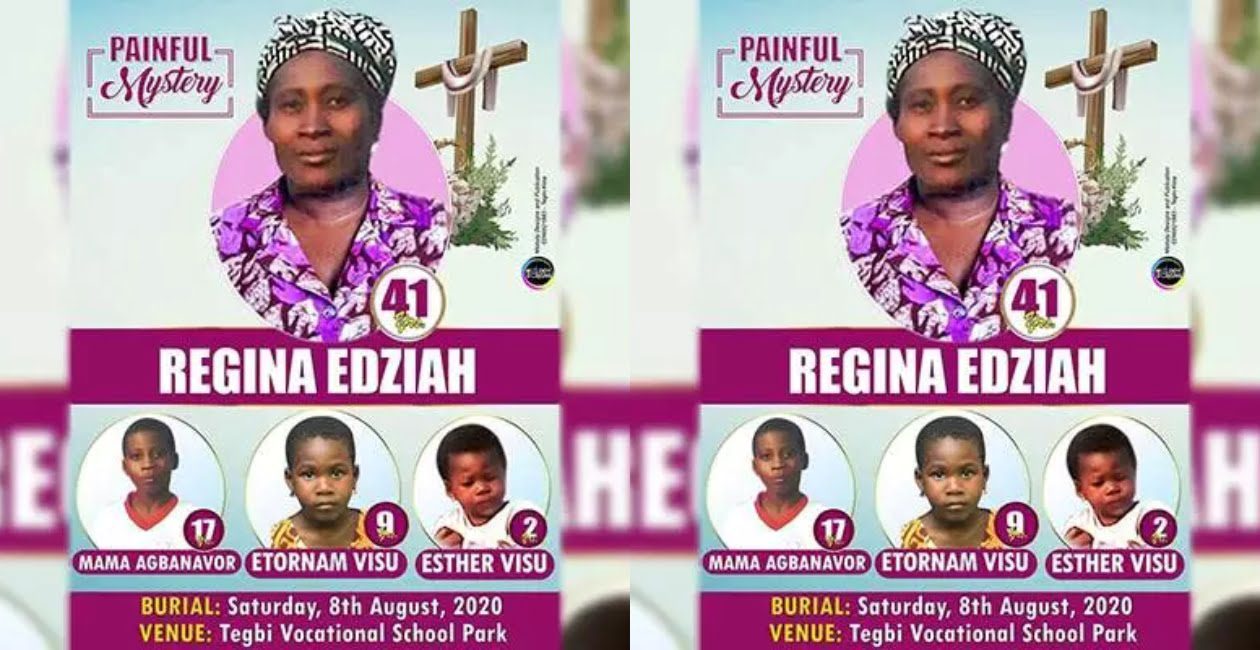 Family of five who were killed by jubilating lottery winner to be buried on August 8 - Photos
