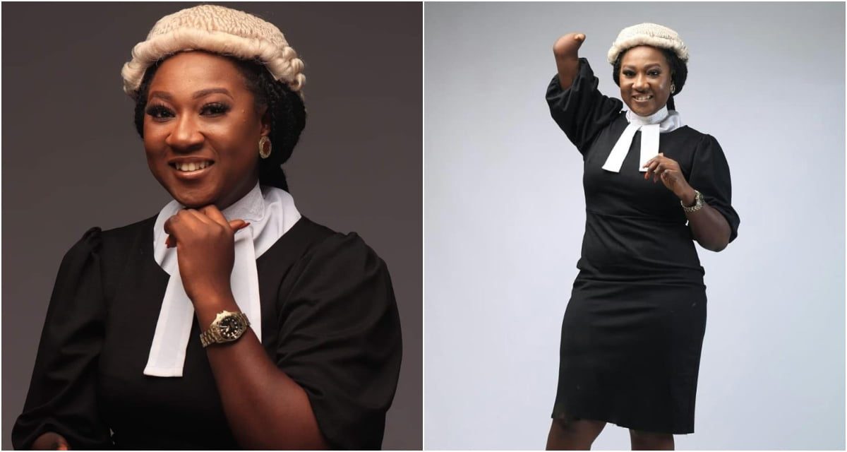 Even With Her Disability, Beautiful Young Determined Lady finally Becomes a Lawyer - Photos