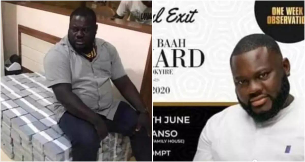 The Man Who Leaked Pictures Of His Alleged NPP Master’s Money Room Is Now Dead