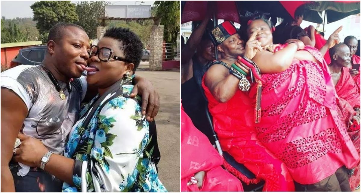 Photos Of Mercy Asiedu Enjoying On Her Husbands Laps Causes Stir On Social Media - Check Out