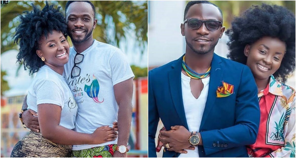 Social media reacts as Okyeame Kwame and his wife Annica displays love in early morning workout (video)