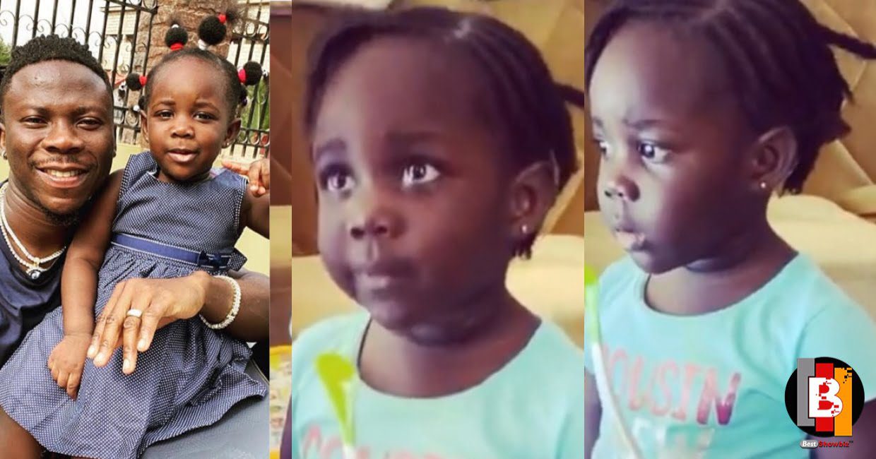 Video Of Stonebwoy’s Daughter, Singing Her Favourite Song On Her Dad’s New Album Wows Fans