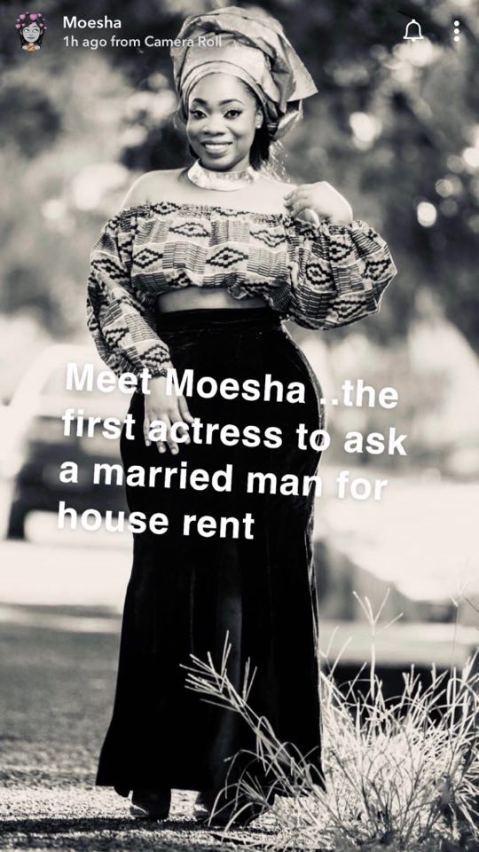"I am the first actress to ask for rent from a man"- Moesha
