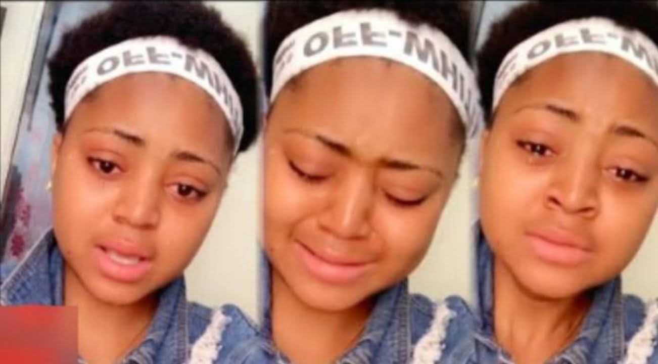 Watch the emotional moment Regina Daniels breaks down in tears as her stepdaughter calls her mummy in public