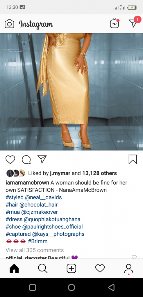 "A woman should look good for herself not a man"- Nana Ama Mcbrown