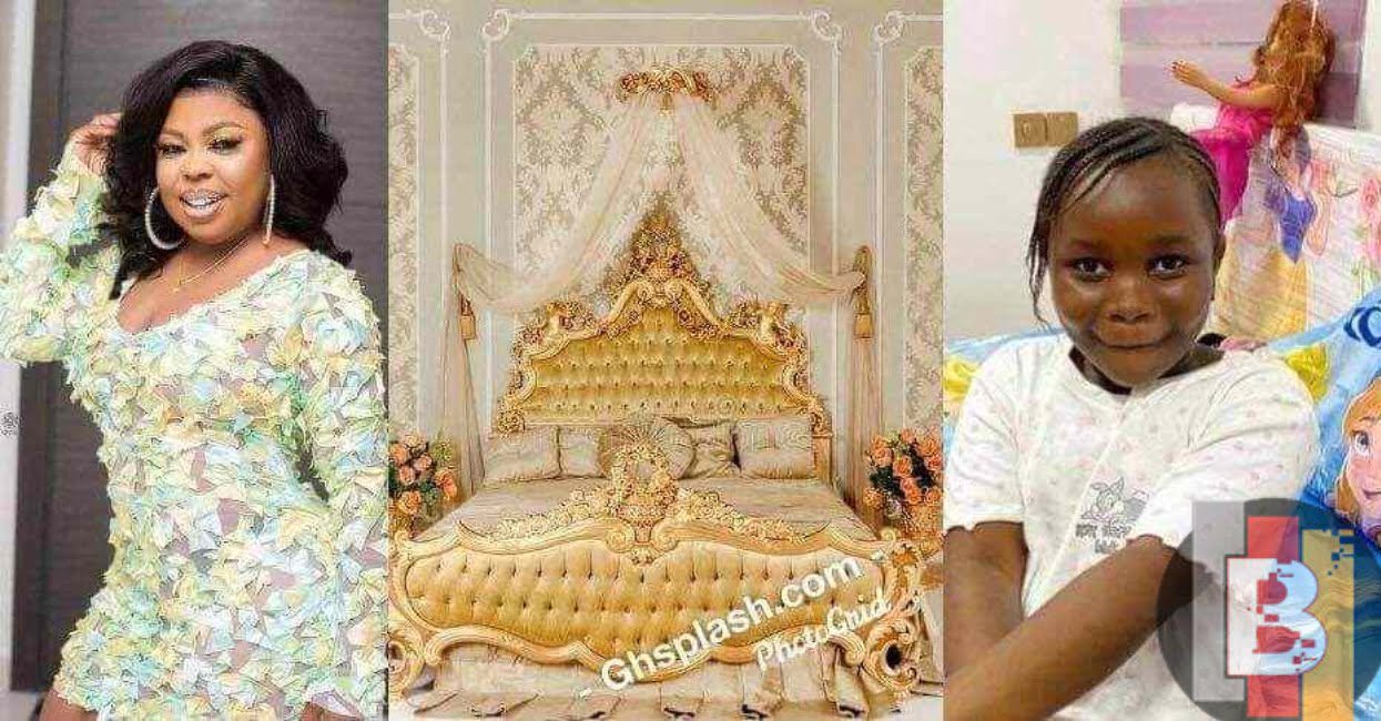Afia Schwar trolled for proposing a fundraiser to buy a bed priced GH¢18,000 for daughter