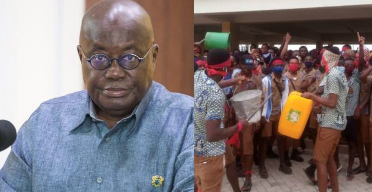 Another Four Final SHS Students Curses Prez Akufo Addo In New Video
