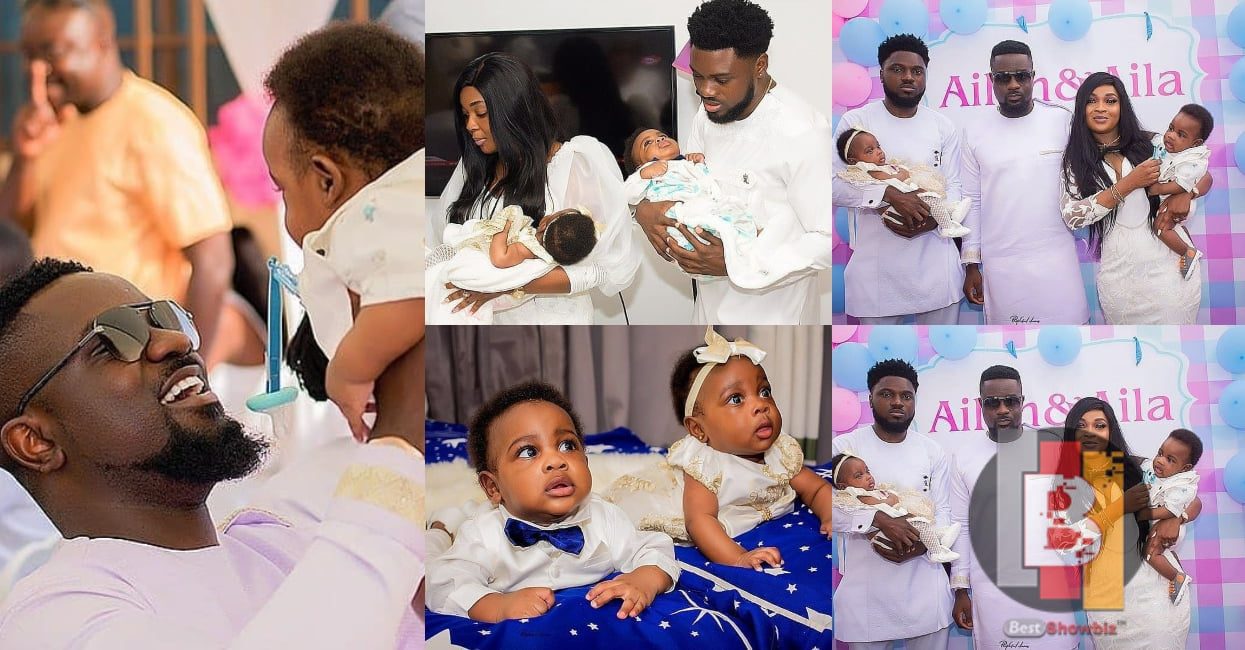 More beautiful photos from the christening of rapper Donzy’s Twins
