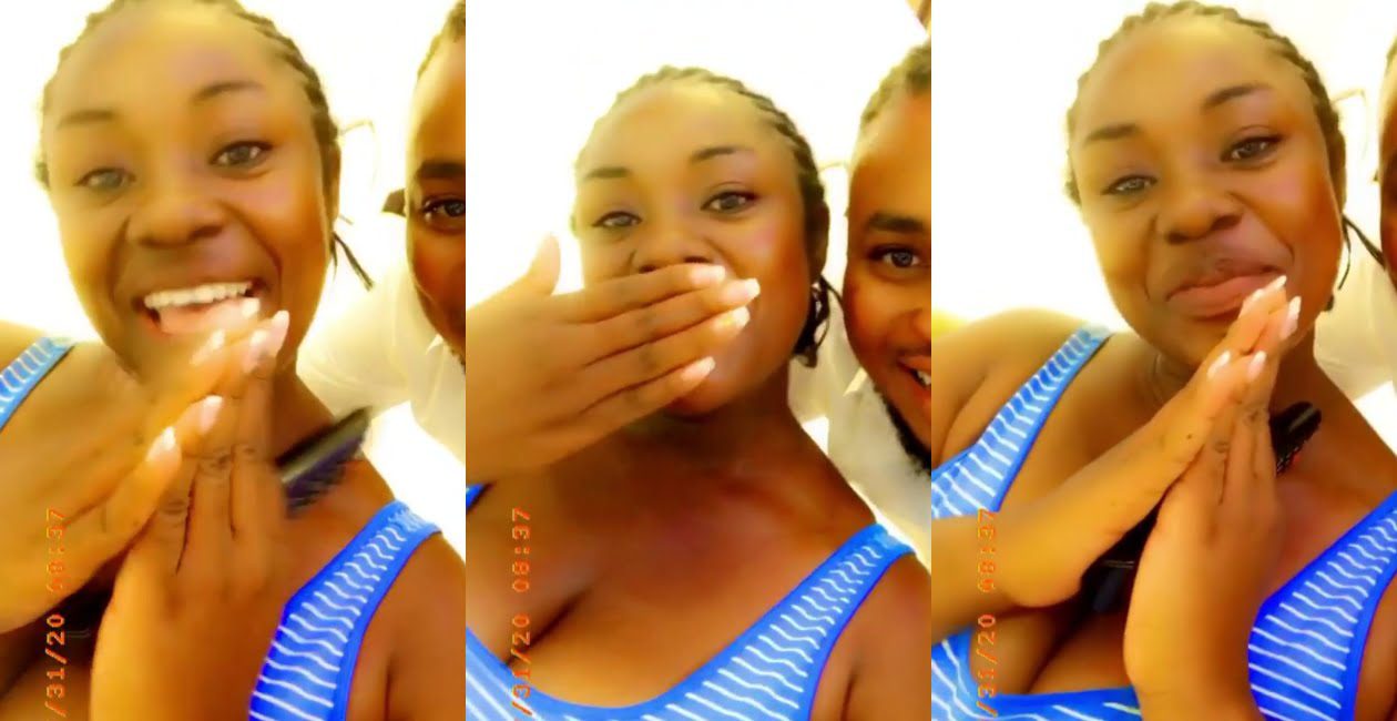 No makeup video of Emelia Brobbey Drops see her raw face (video)