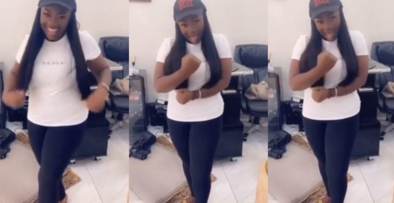 Actress Emelia Brobbey Shares Rare Video of Herself Dancing Excitedly
