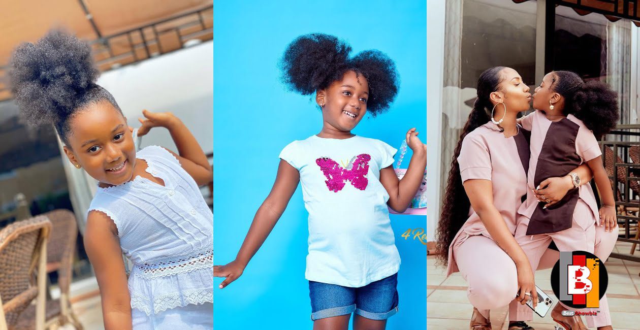 Hajia4real's cute daughter dazzles in new photos - have a peep