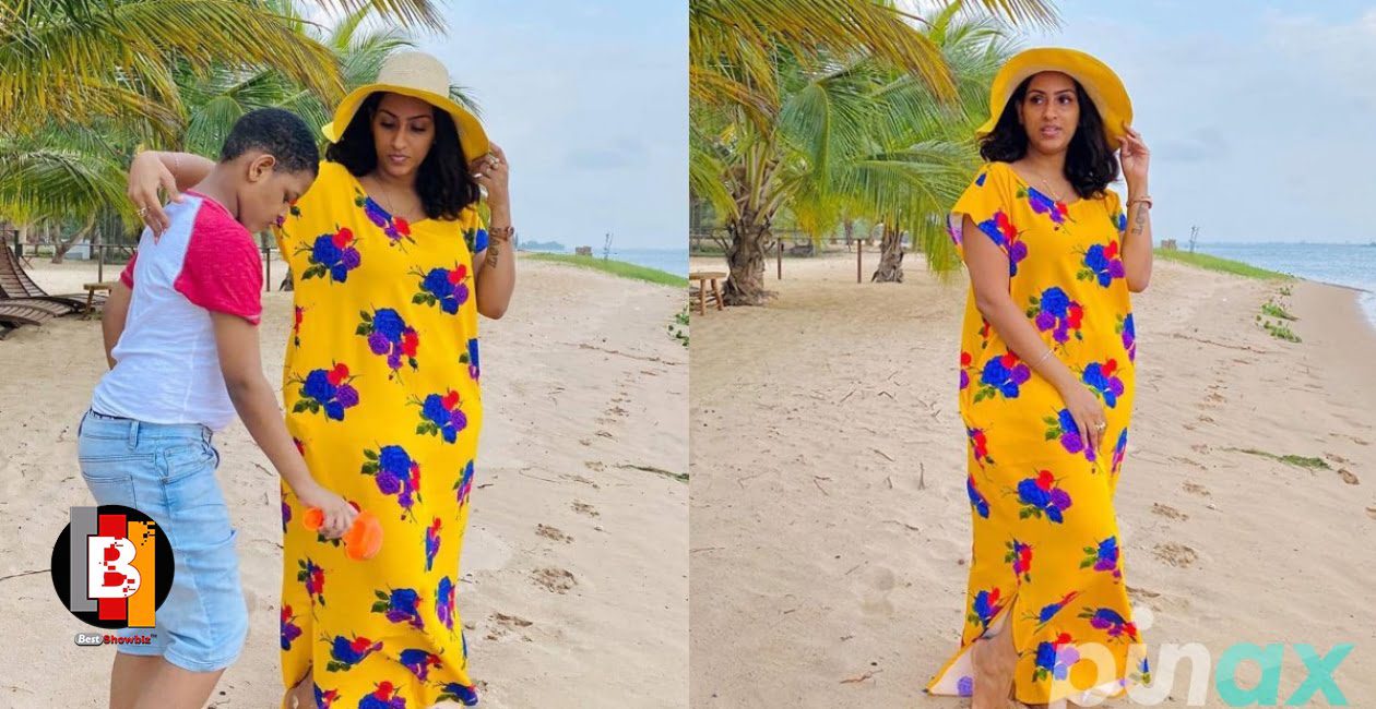 Juliet Ibrahim Flaunts Her Son With Kwadwo Safo Junior in adorable photos