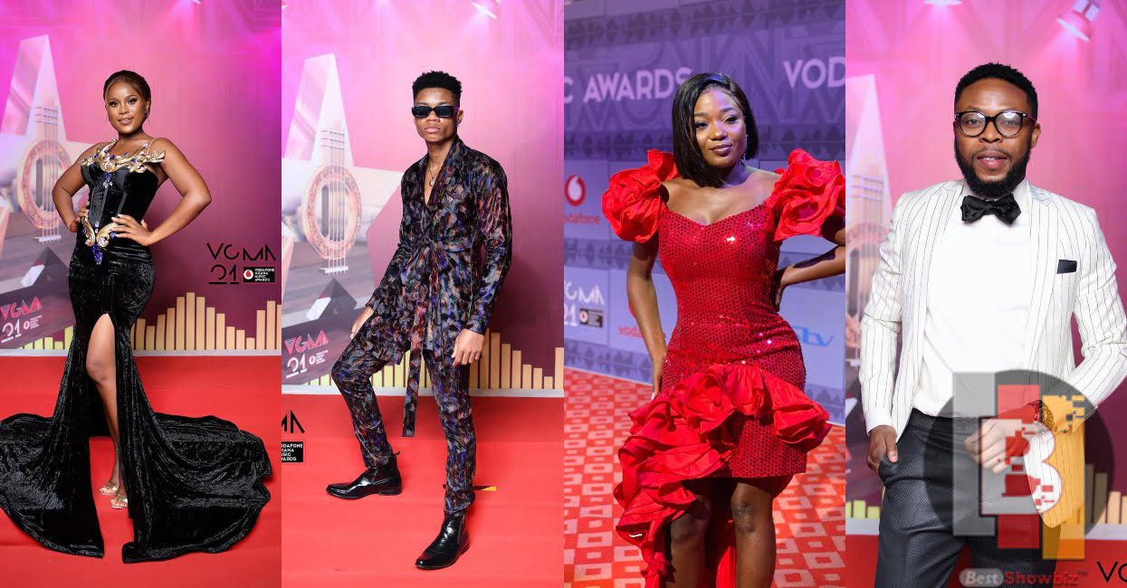 More Beautiful Red carpet photos from Vodafone Ghana Music Awards