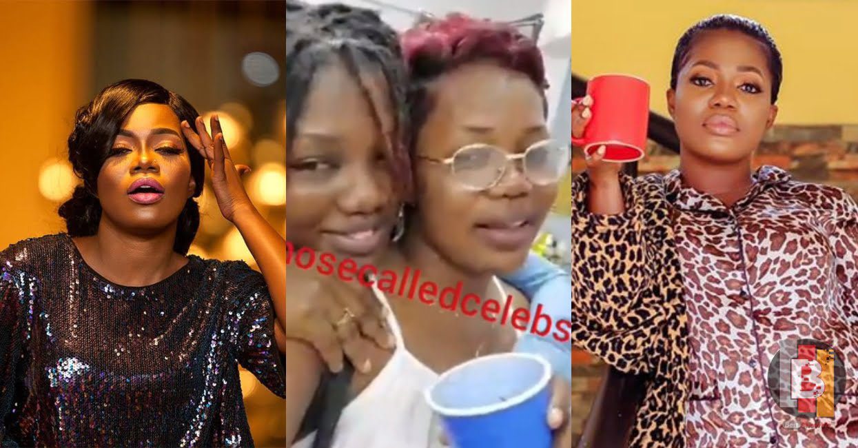 Ghanaians Reacts after Disturbing Video of Mzbel Kissing and Smooching Her Alleged Lesbian Partner Pops Up