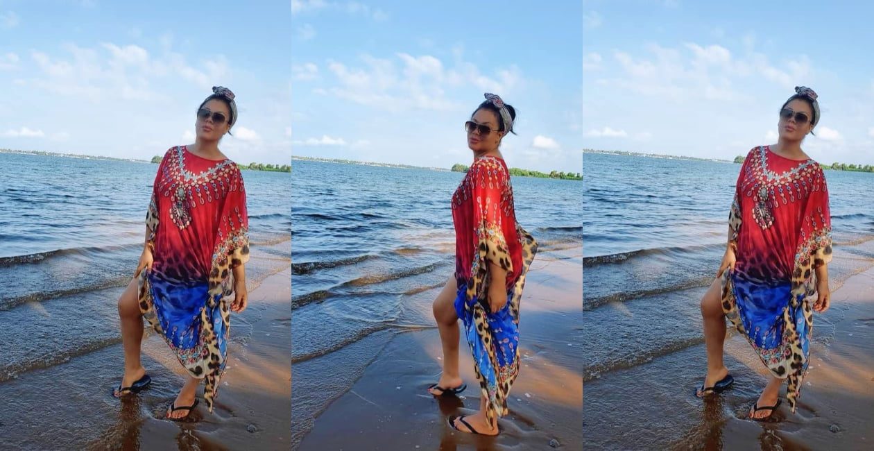 Nadia Buari drops Some Amazing Beach Photos; fans can't have enough of it.