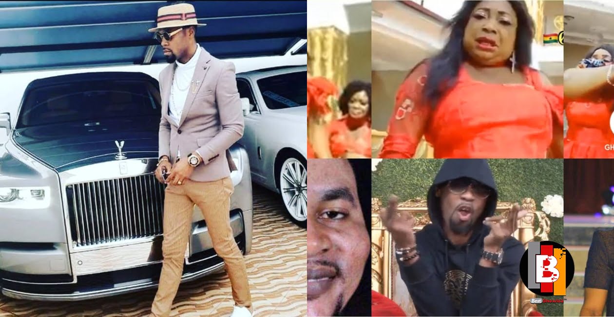 Rev. Obofour throws a lavish birthday party for Maame Ode, singer of ‘Apuutor’ - watch