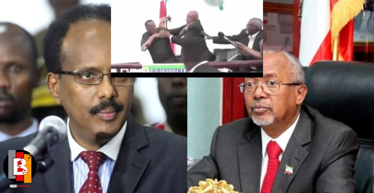 Somalia President Fights with vice On Live TV