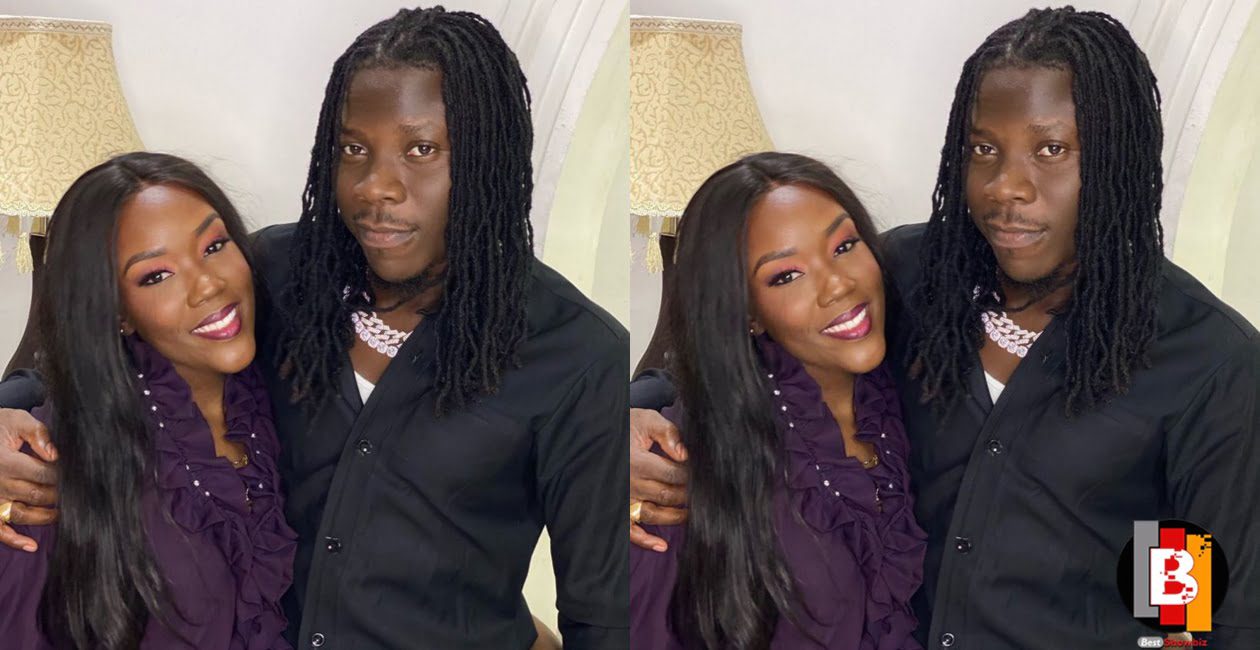 Loved Up Photo of Stonebwoy And Wife Wows Fans on Social Media