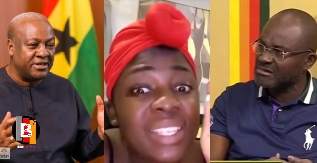 Angry Tracey Boakye dares Agyapong to prove she is Black Mailing Mahama (Video)