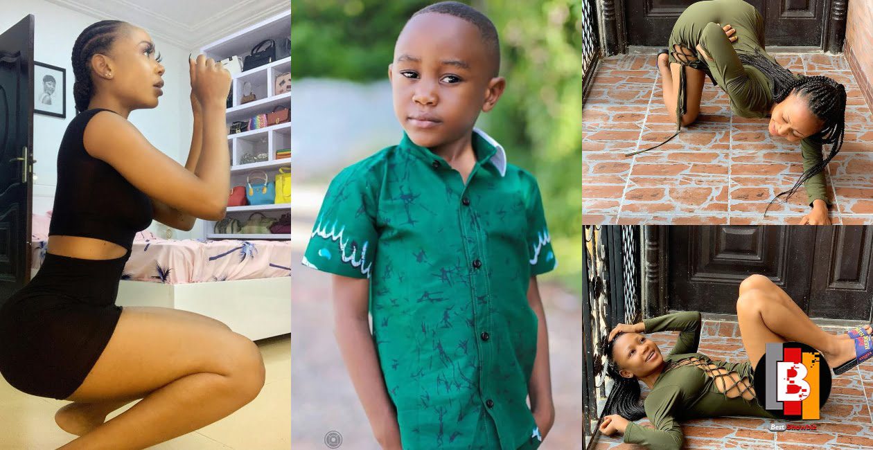 My son's happiness is the only thing that gives me joy - Akuapem Poloo reveals (Video)