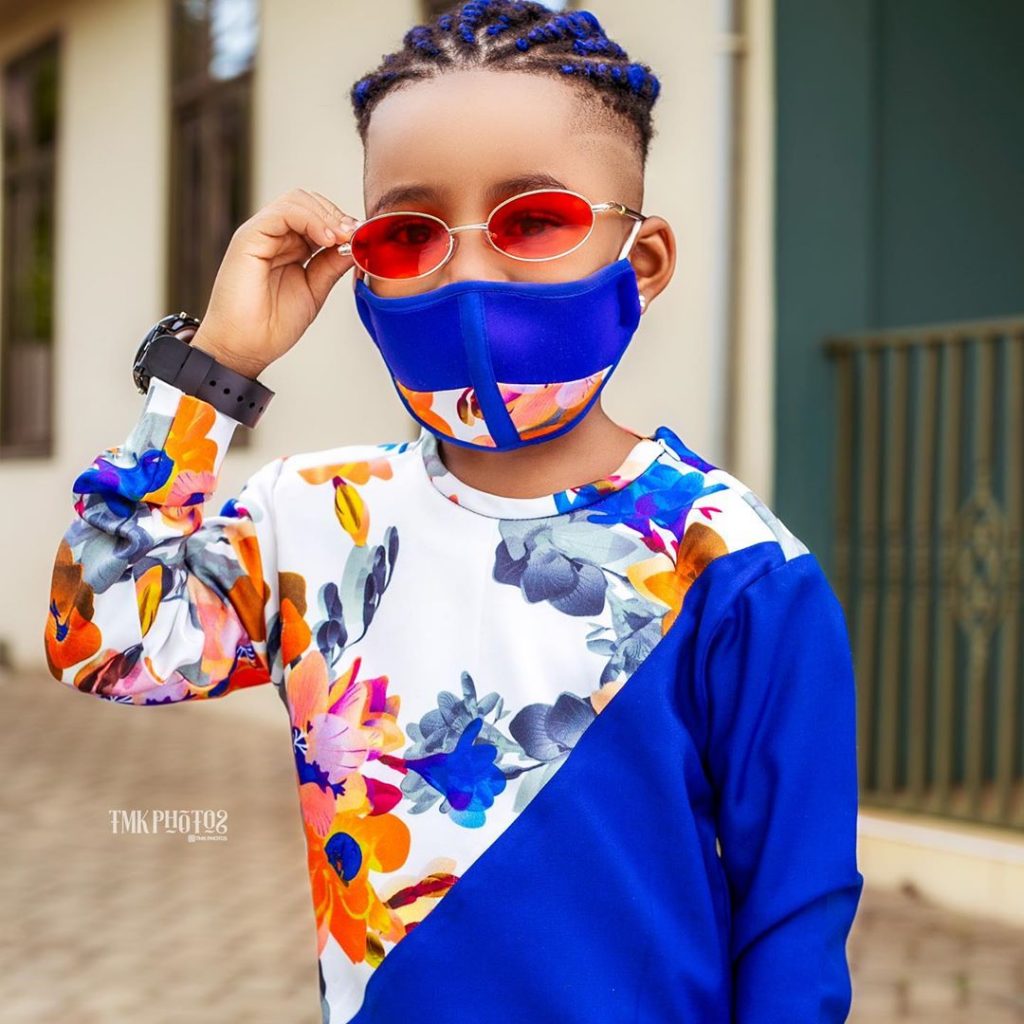 Vicky Zugah's handsome son shows off his swag in new birthday photos
