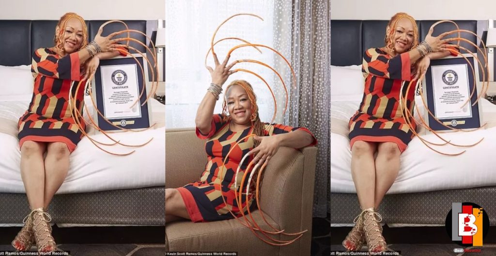 Shocking: Here is the woman with the World's Longest Fingernails