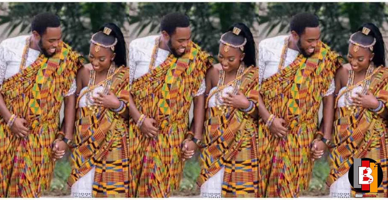 Lovely Ghanaian Lady Marries a guy she proposed to on Twitter