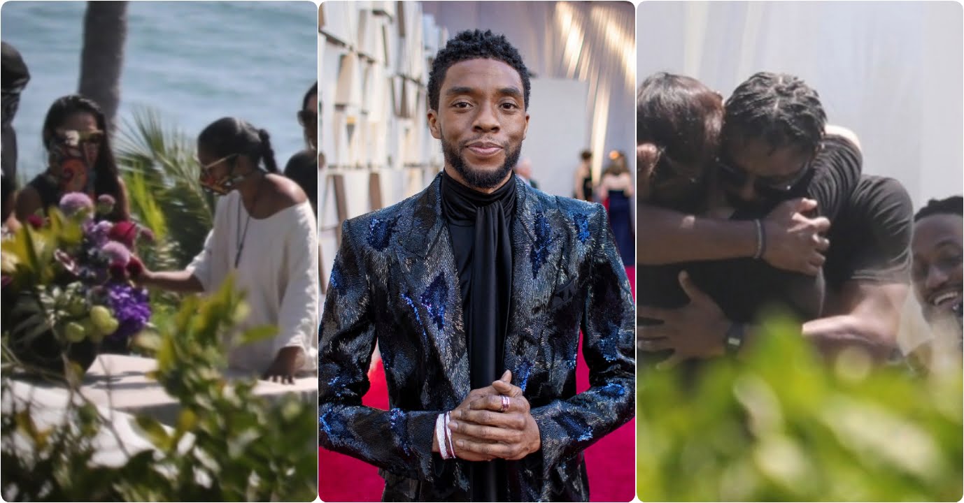 Pictures from Chadwick Boseman’s (black Panther) one week Memorial Service
